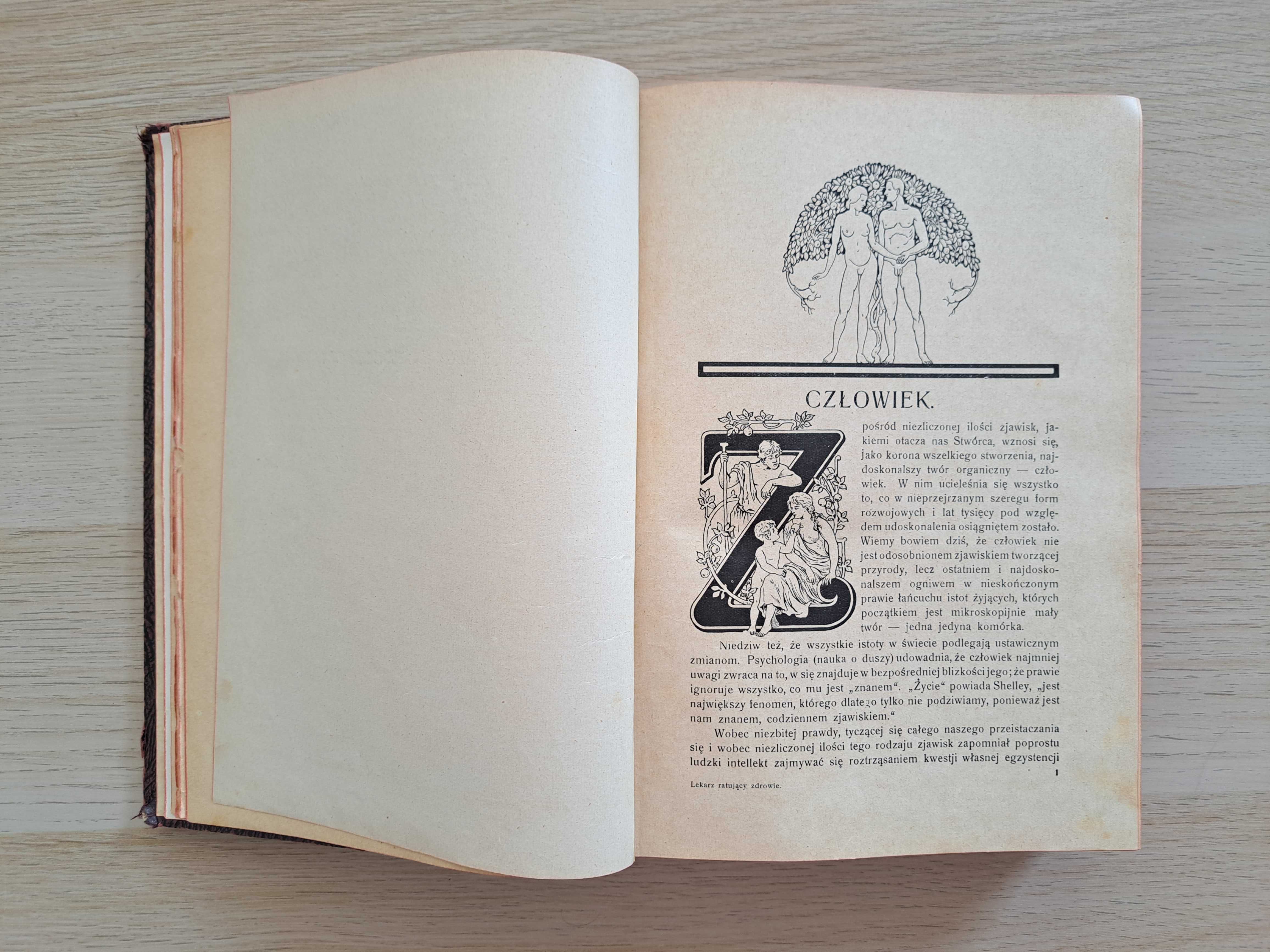 1930 rok. Lekarz Ratujący Zdrowie. Tom I. Springer