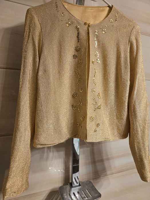 złote bolerko rozmiar 14/38