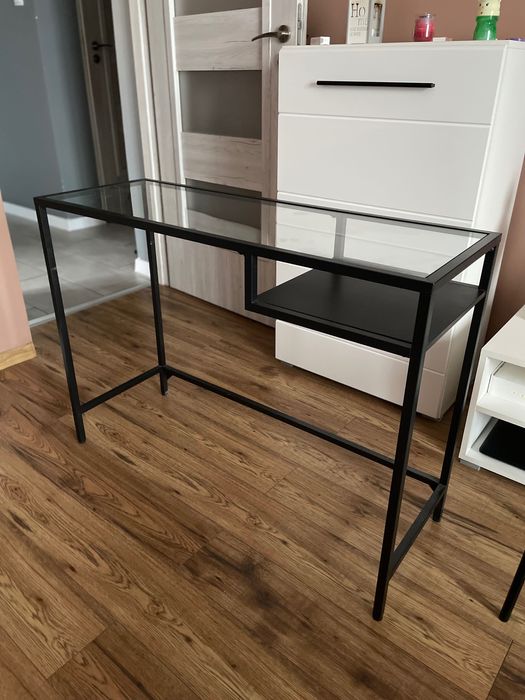 Ikea biurko szklane