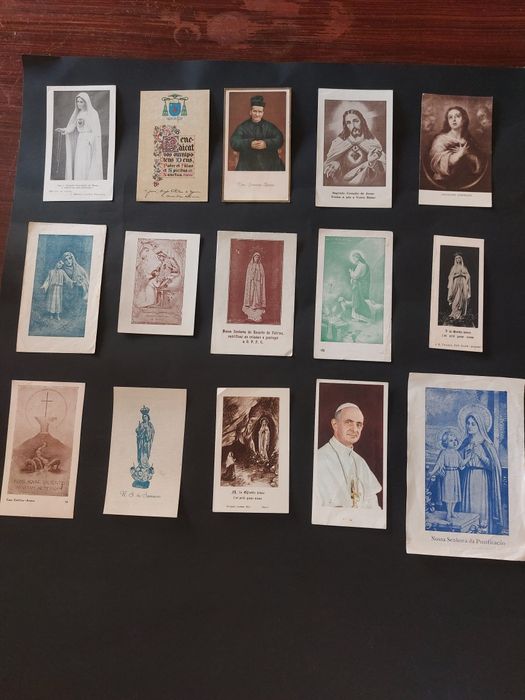 Pagelas religiosas e gravuras