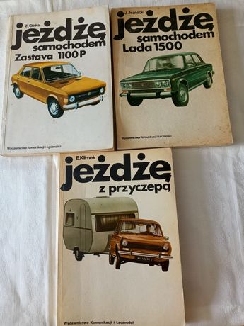 Jeżdżę samochodem - 3 książki