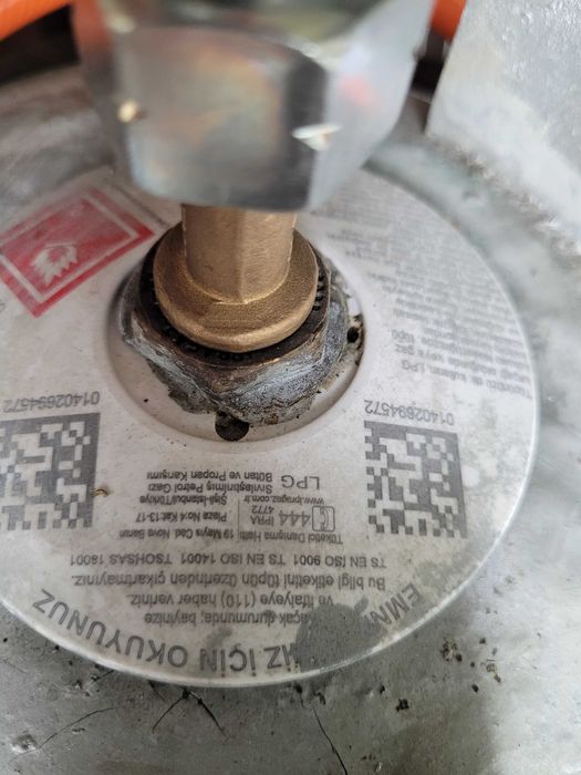 Газовий балон 5л з пальником, редуктором, шлангом та газом