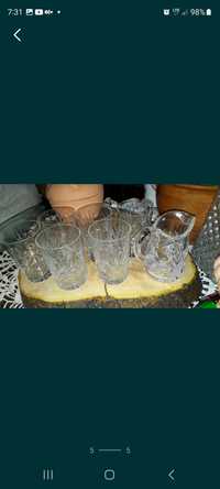 Szklanki szklaneczki kryształ Zabrze 6sztuk