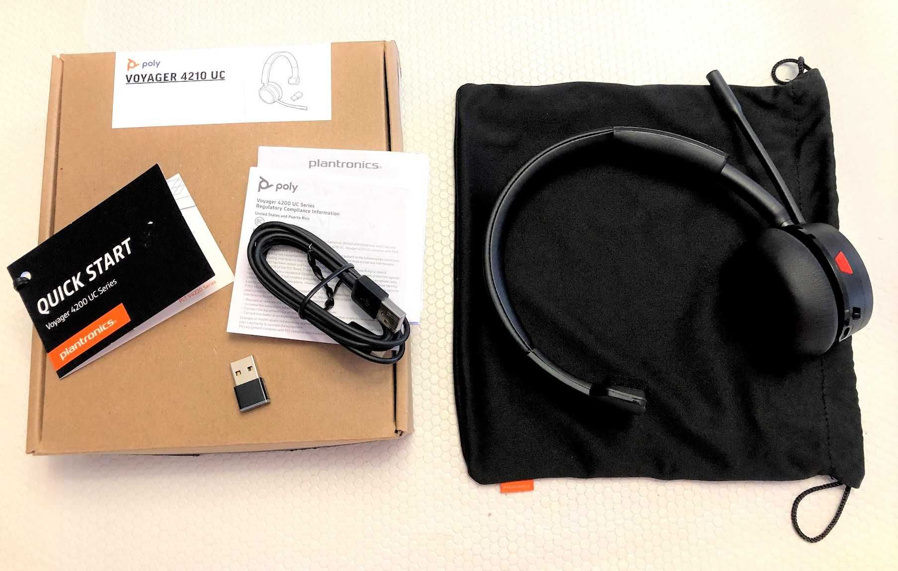 Plantronics Bluetooth Headset Voyager 4210 UC Black Mono