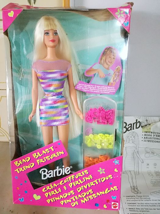 Bonecas BARBIE Penteados de Missangas