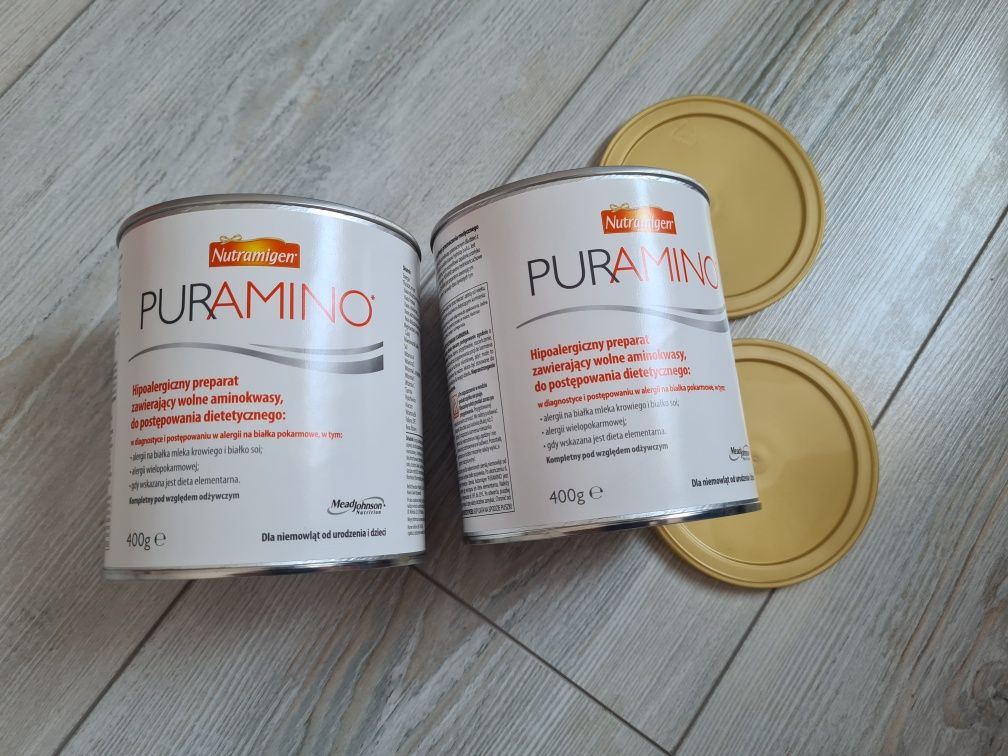 2 szt Nutramigen puramino mleko modyfikowane