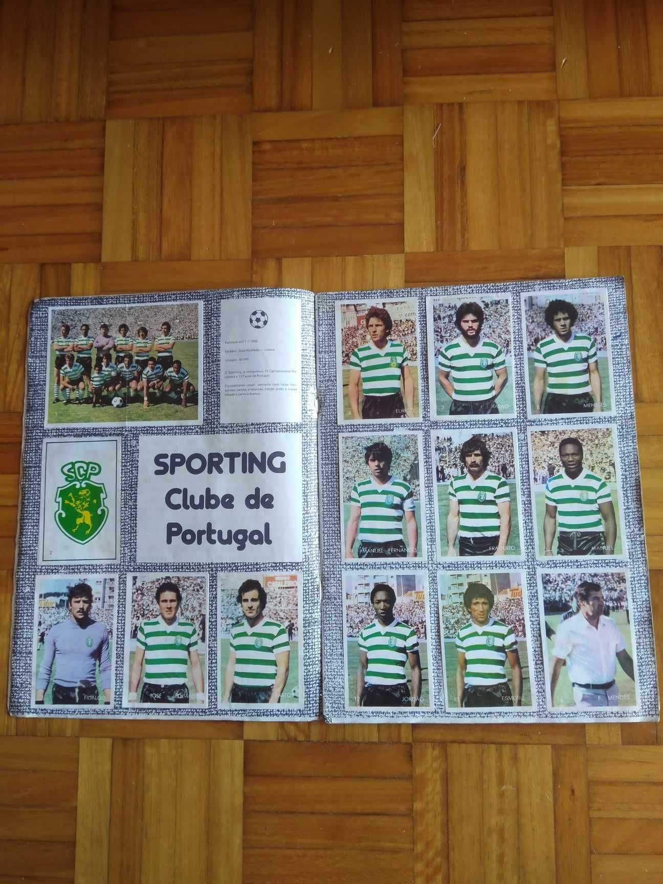 Caderneta Completa Top Futebol da Sorcácius 1980/81.