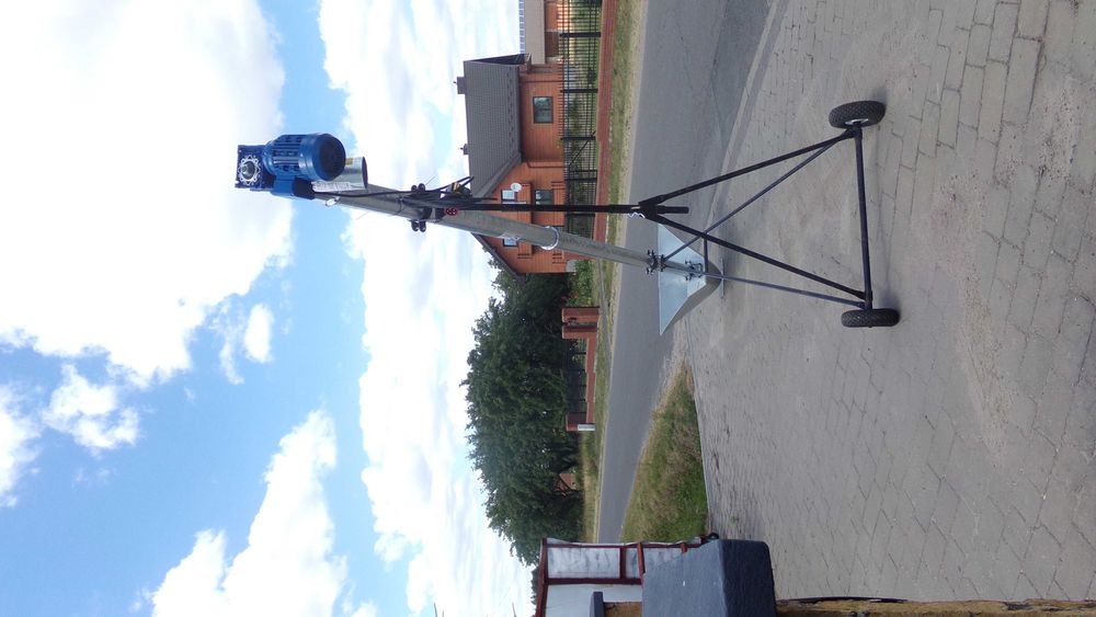 Kosz ocynkowany ! Przenośnik ślimakowy do zboża napęd  reduktor