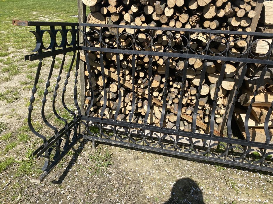 Balustrada ozdobna czarna