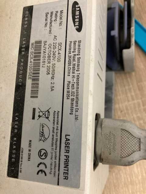 Drukarka wielofunkcyjna laserowa uszkodzona Samsung SCX-4100