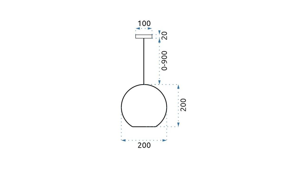 NOWA Lampa sufitowa kula