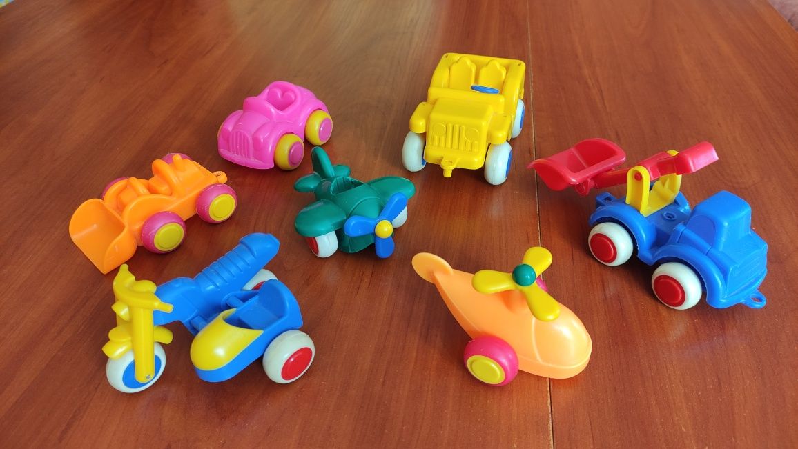 Дитячі іграшки Viking toys - машинки, мотоцикл, літак, вертоліт