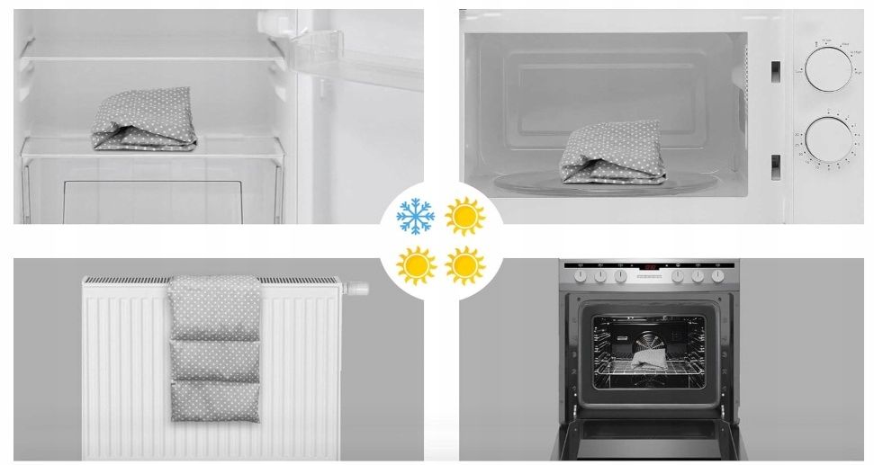 Naturalny termofor z pestkami wiśni 55×20 cm – relaks i ciepło