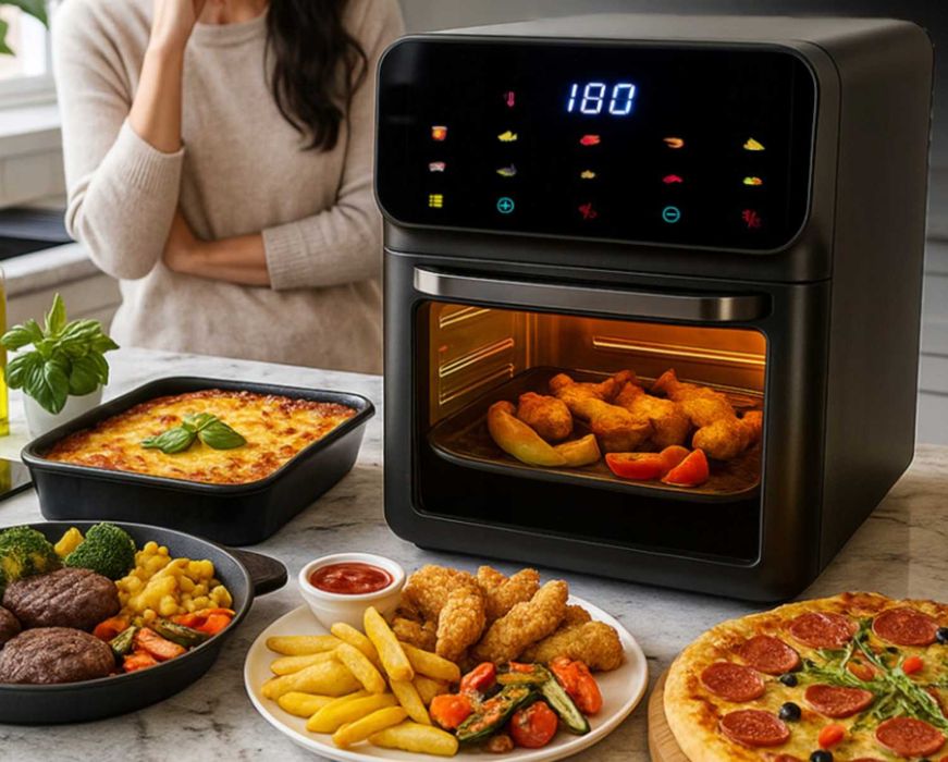 Air Fryer Frytkownica beztłuszczowa XXL Dużo miejsca MEGA MOC 1350W