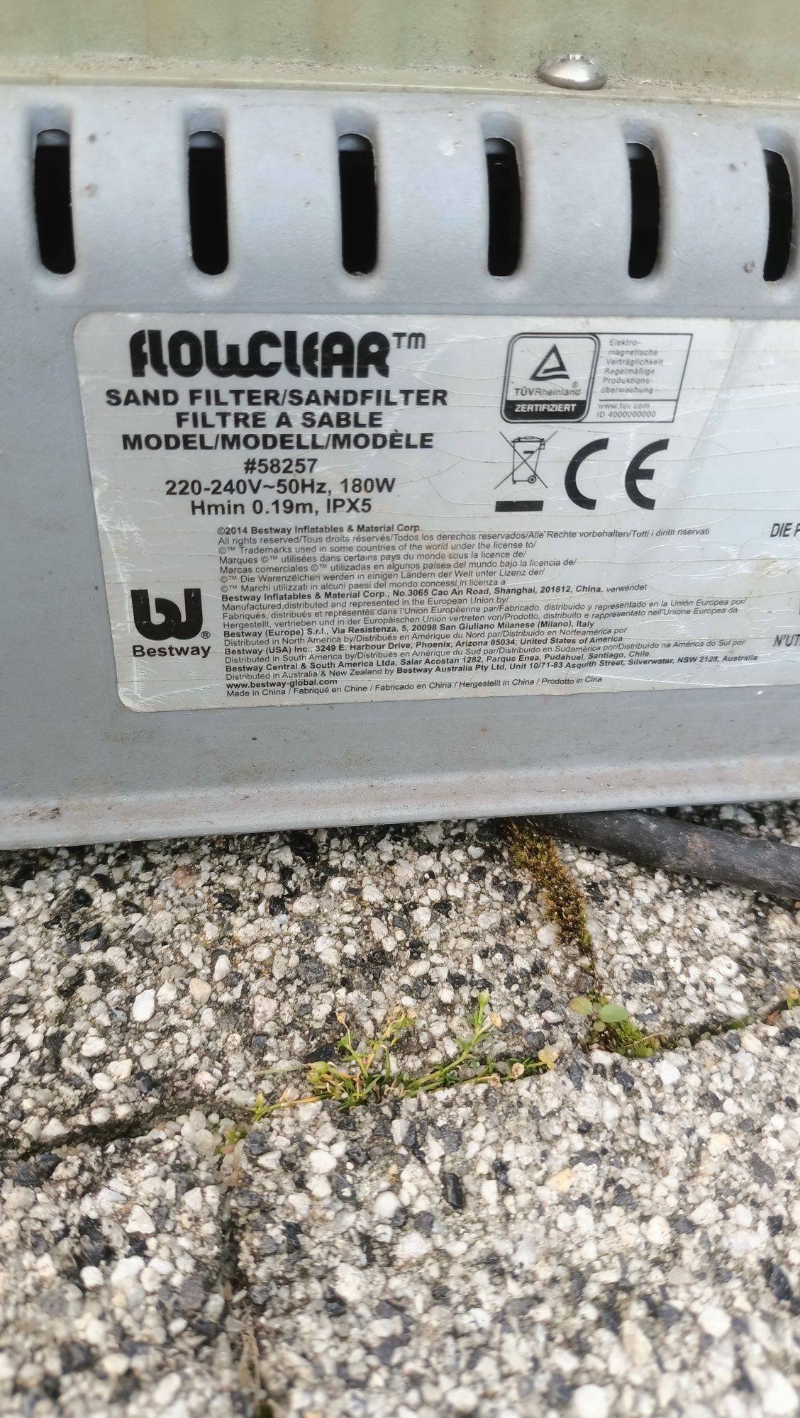 Bestway Flowclear pompa filtrująca piaskowa 25l