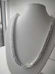 Srebrny męski łańcuch splot królewski  srebro 925 długość  60 cm   444