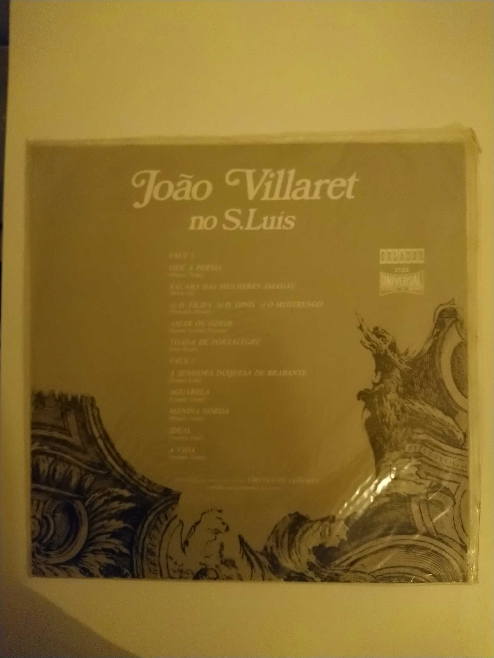 Vinil - João Villaret no São Luís - Novo