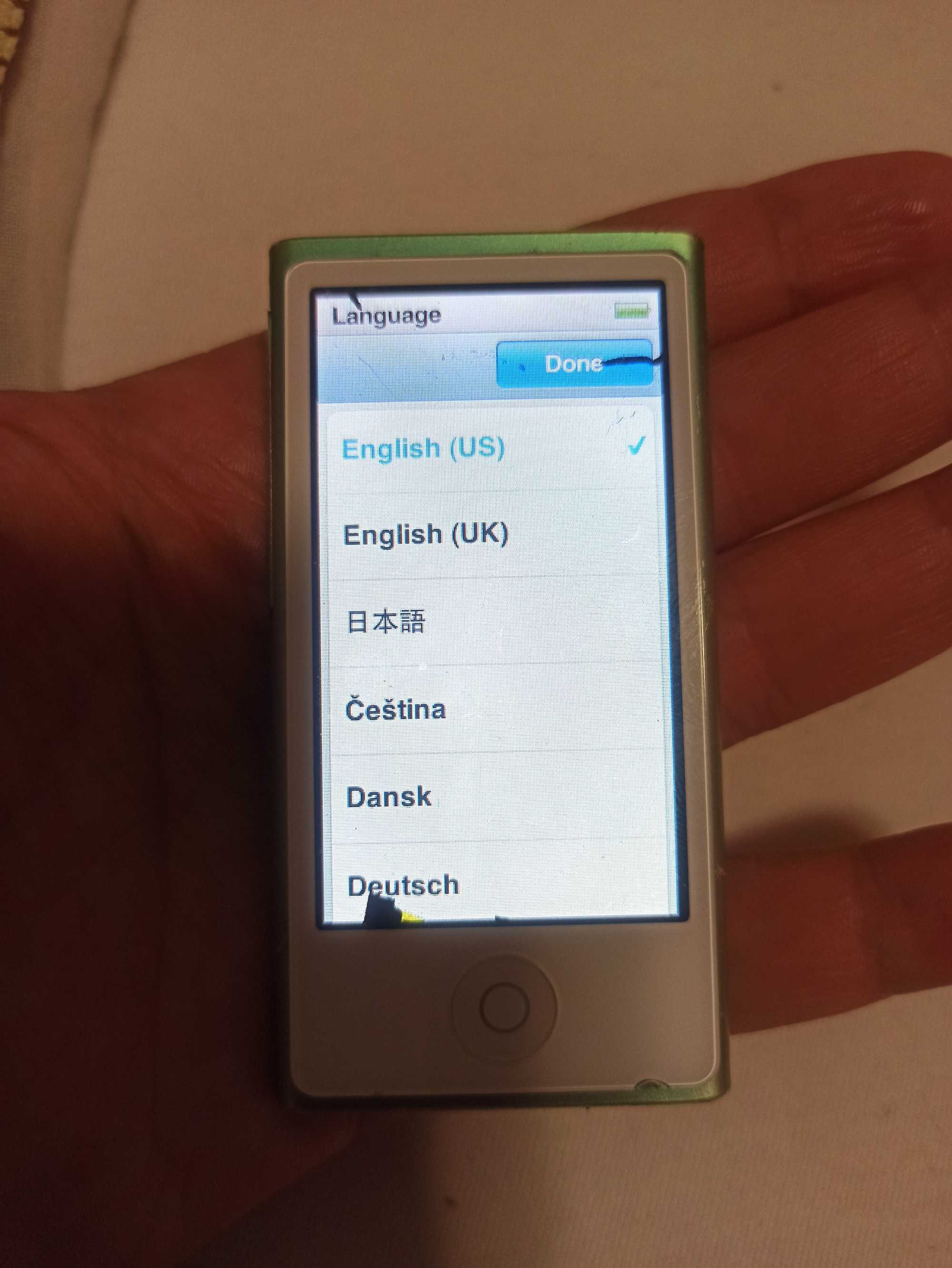Apple iPod Nano 7Gen 16GB Green