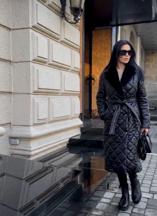 Пальто тепле стьобане