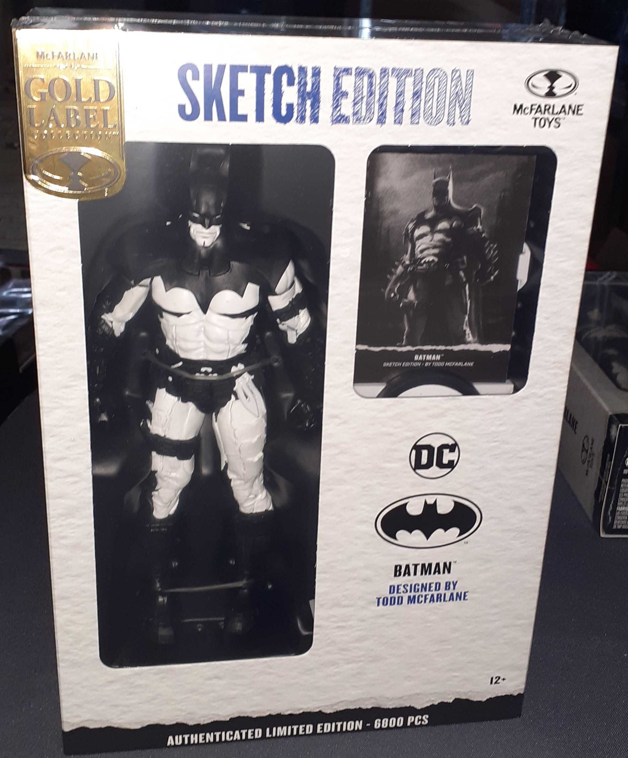 Batman Sketch Edition Gold Label Figurka 18 cm DC Multiverse McFarlane