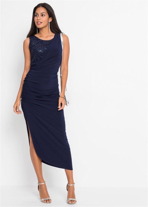 DŁUGA SUKIENKA koronka CEKINY rozmiar 40 Nowa !!!