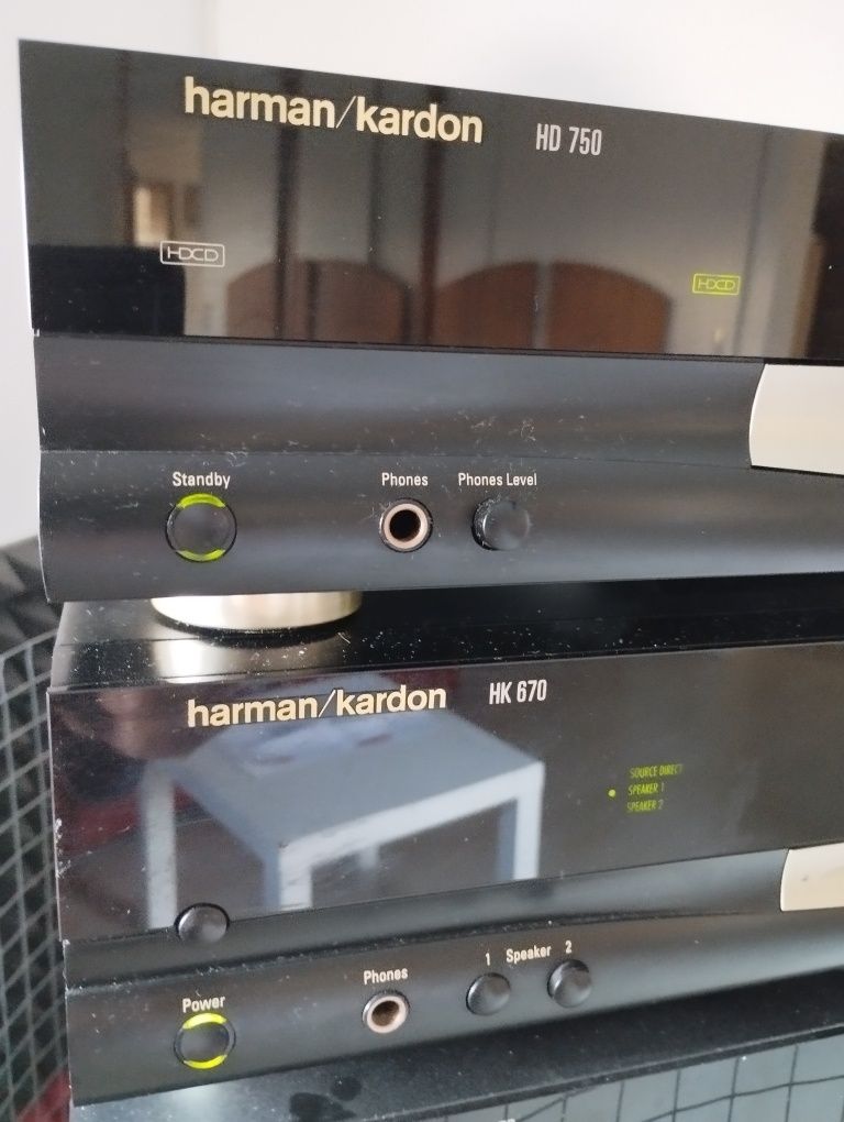 Harman Kardon wzmacniacz HK670 i CD HD750