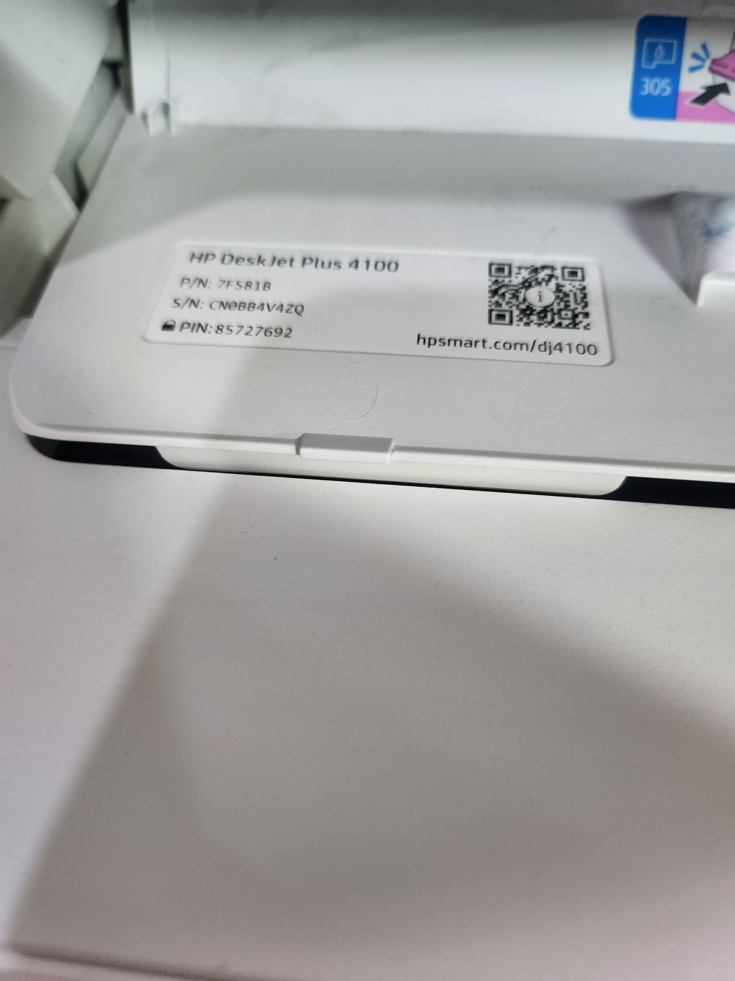 Принтер HP Deskjet Plus 4110 НЕРОБОЧИЙ