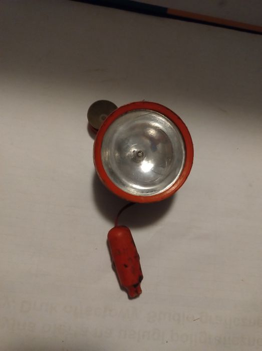 Stara kolekcjonerska  lampa z czasów PRL-u pamiątka