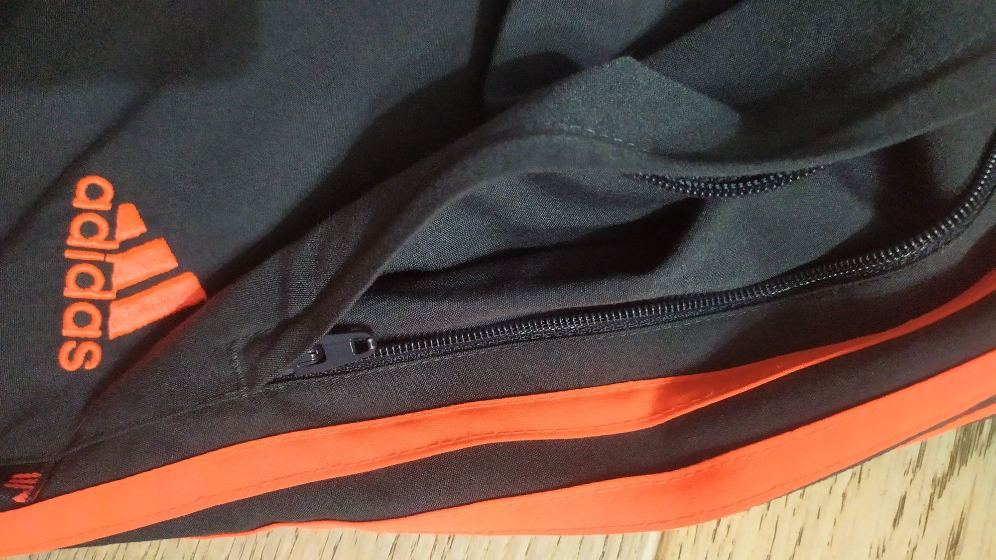 Zestaw spodnie dresowe adidas+ bluzka  HERE pomarańczowa 158-164