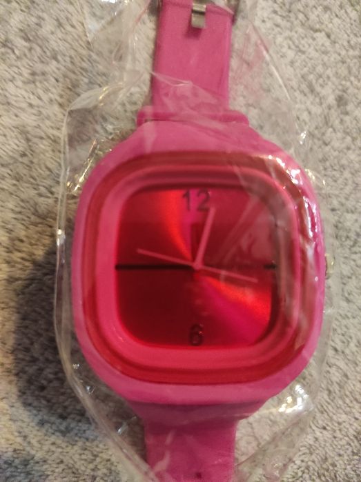 Nowy zegarek jelly watch różowy zdejmowany pasek