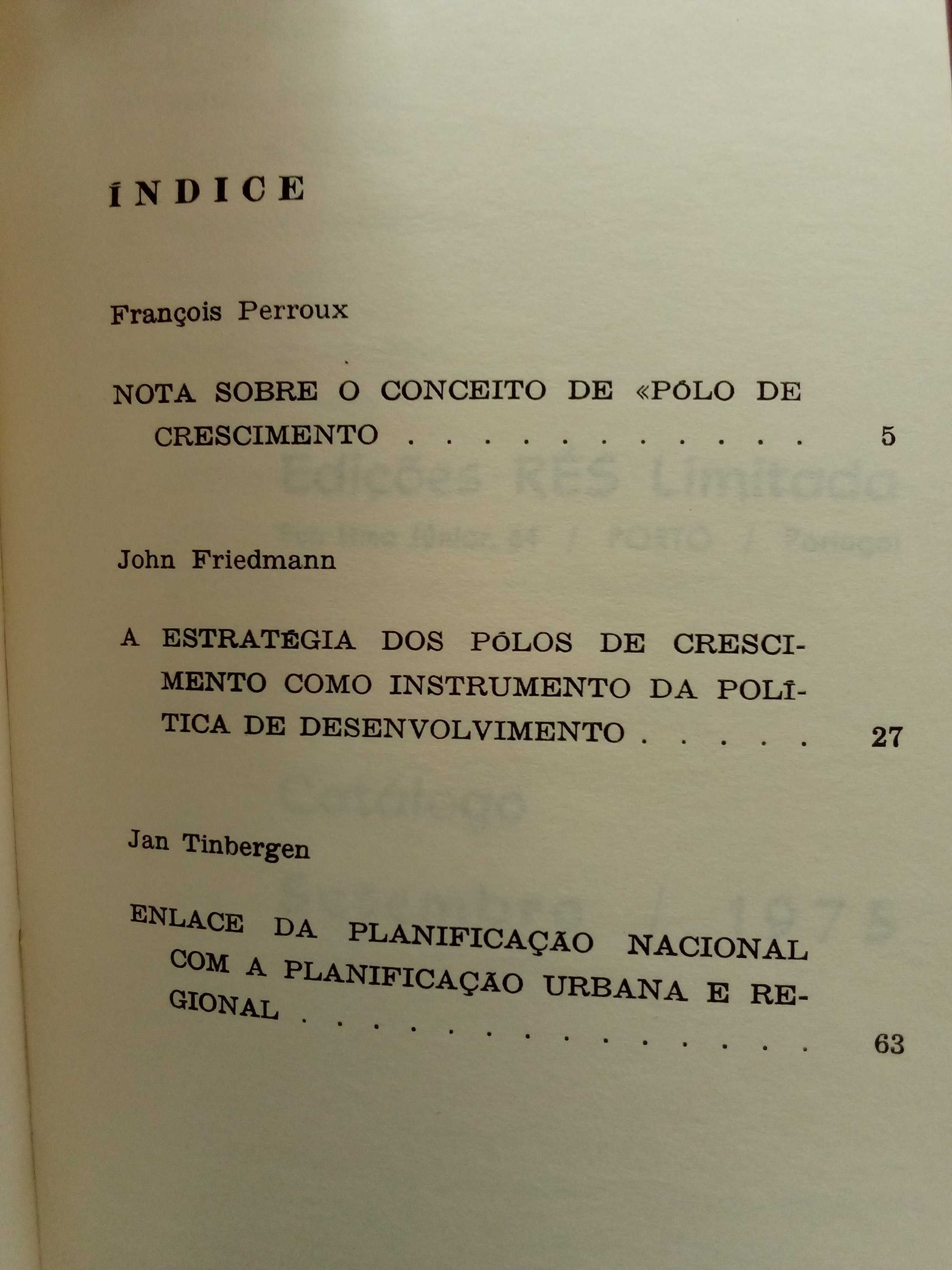 A planificação e os polos de desenvolvimento