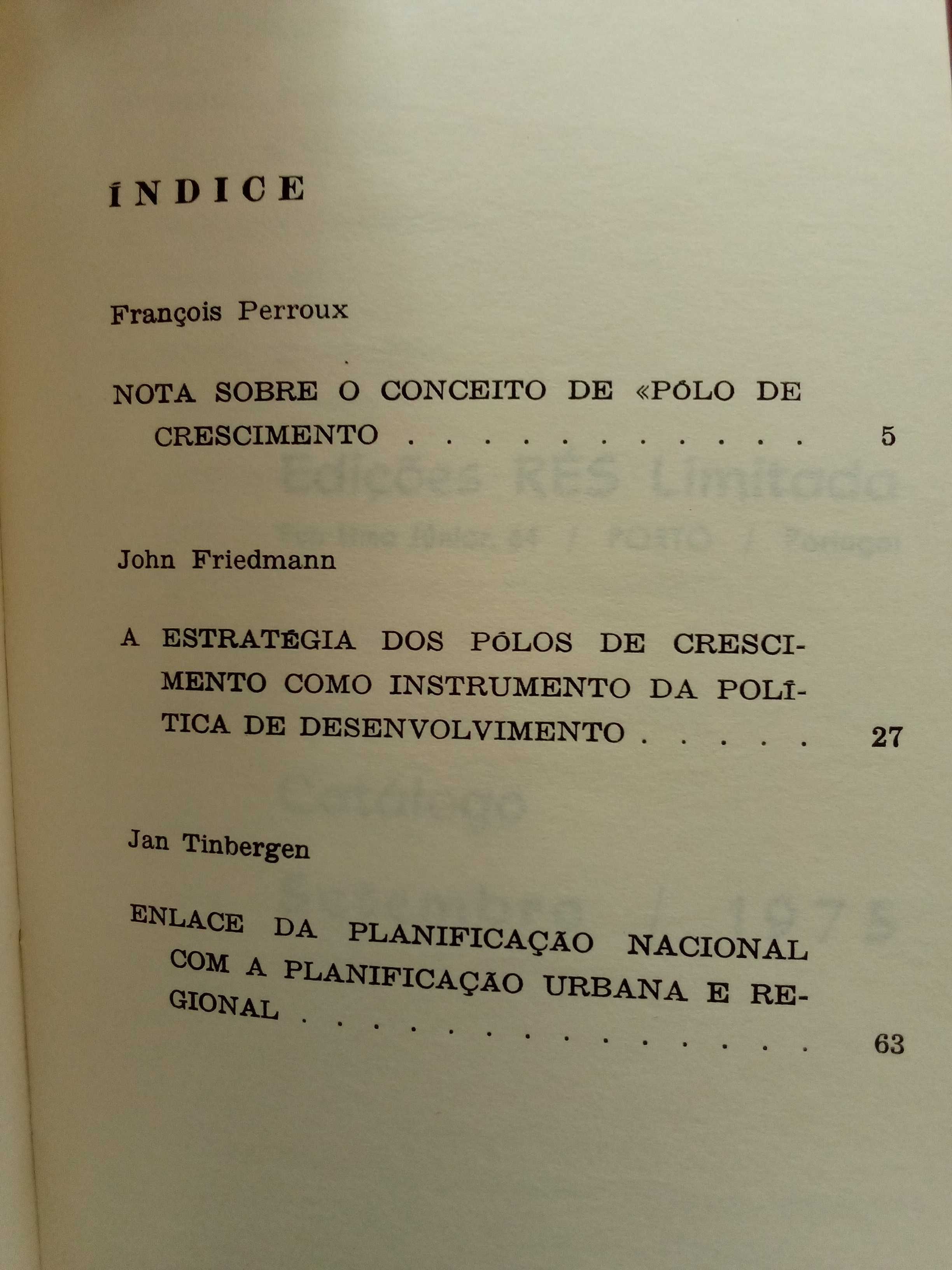 A planificação e os polos de desenvolvimento