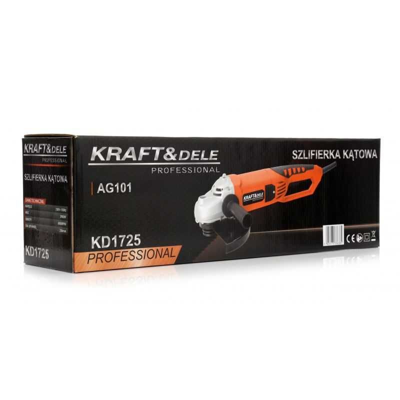 Szlifierka kątowa 230mm diax 2900W duża M14 Kd1725 Kraft&Dele