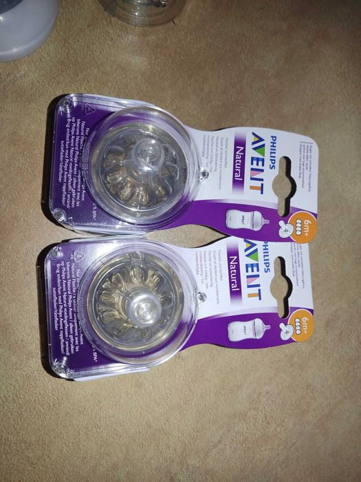 Smoczek Avent natural 2 zestawy nowych smoczków