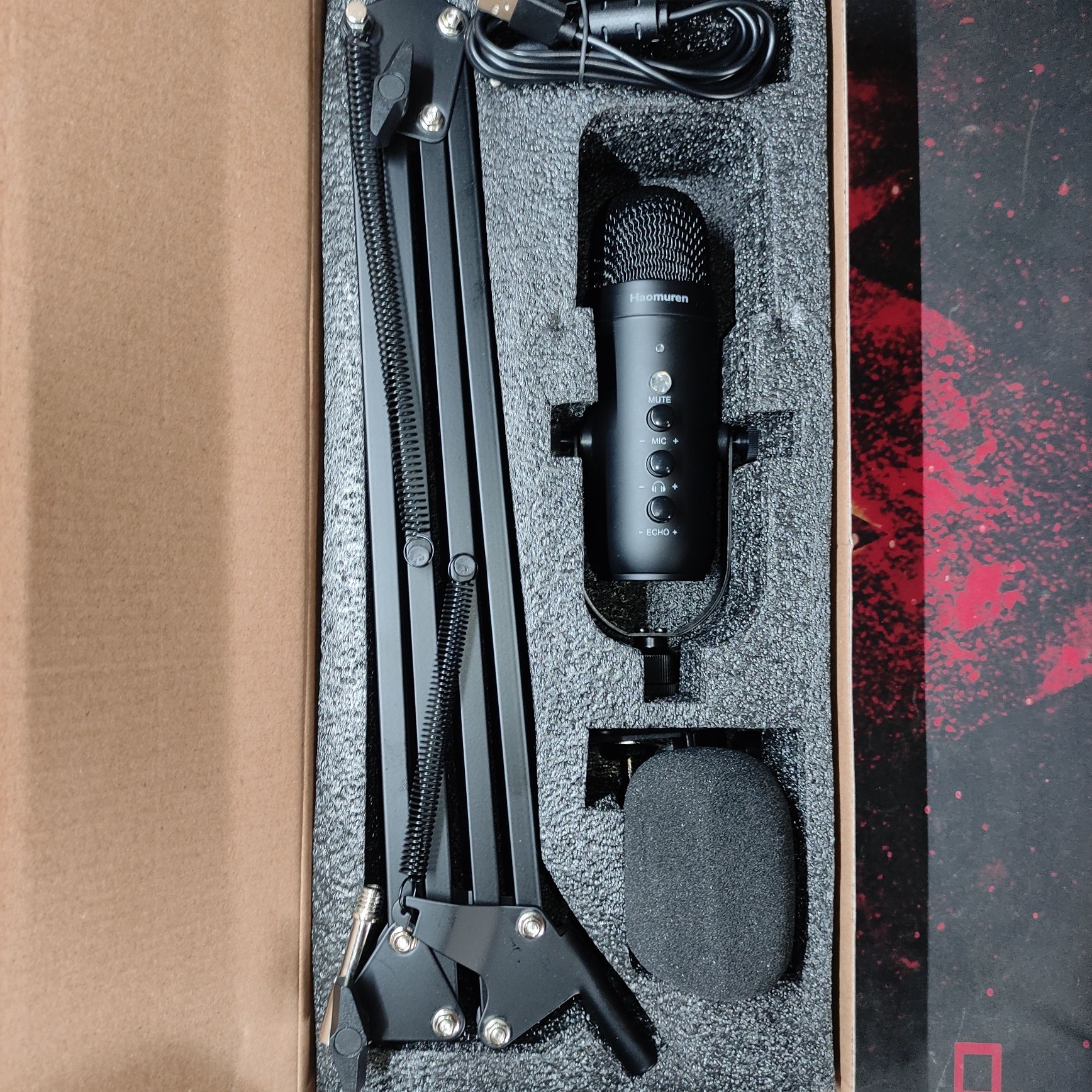 Микрофон Haomuren K66S-C ZealSound K66S-C USB-микрофон, конденсаторный