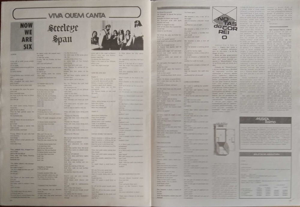 José Afonso	- - -		Musicalíssimo - nr. 90	- - - - -	Jornal