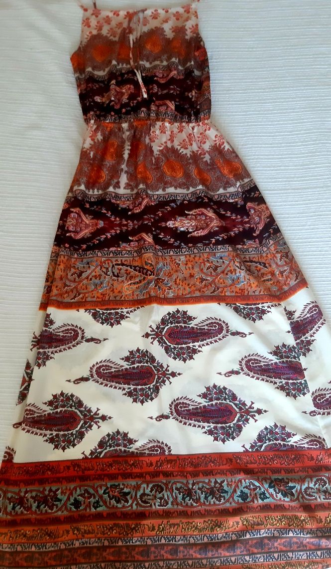 Vestido comprido NOVO M NATURA