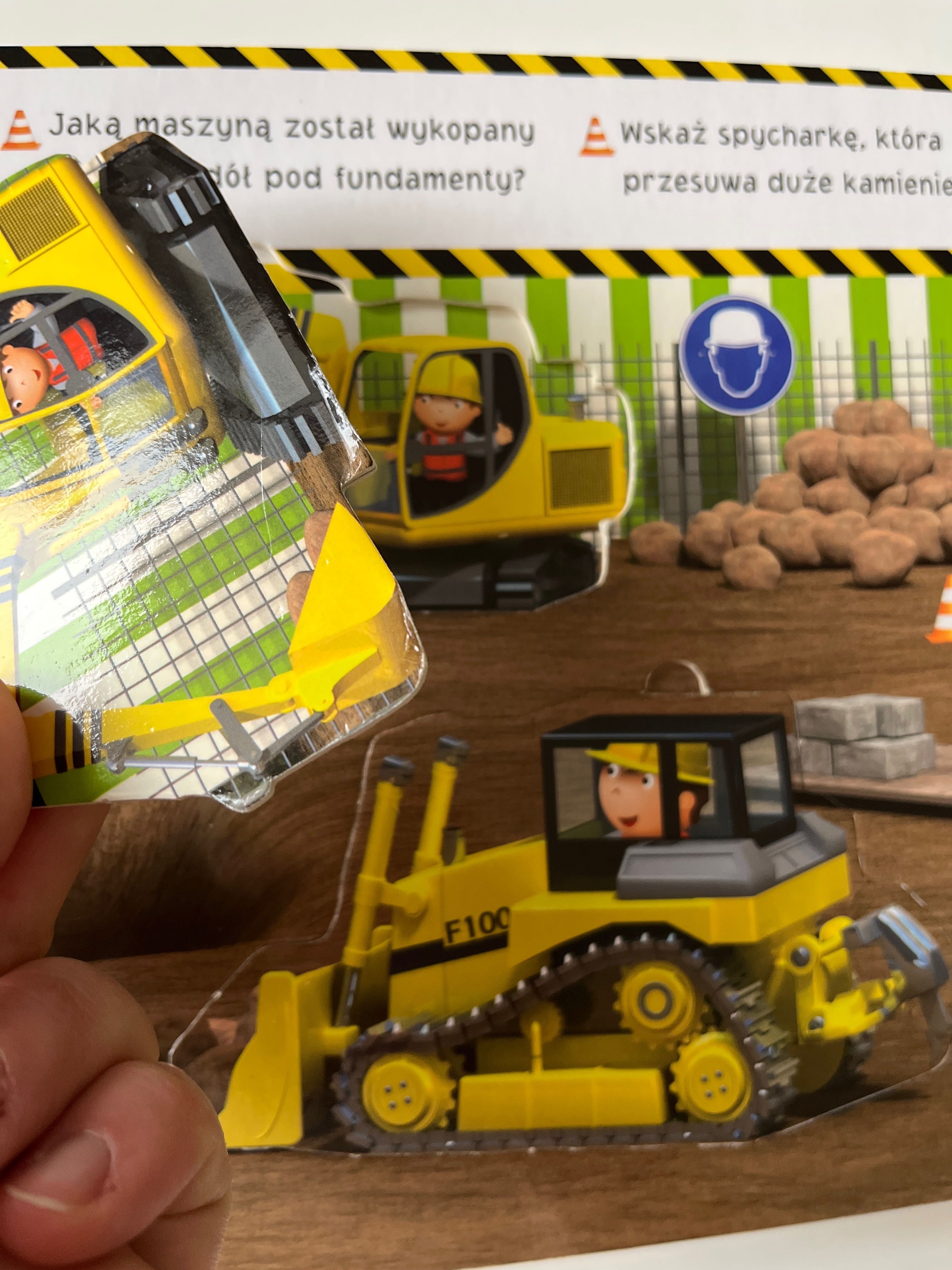 Książeczki pojazdy układanka  z puzzlami 3x