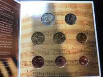 Set Anual Euros Áustria 2003 UNC com Livro