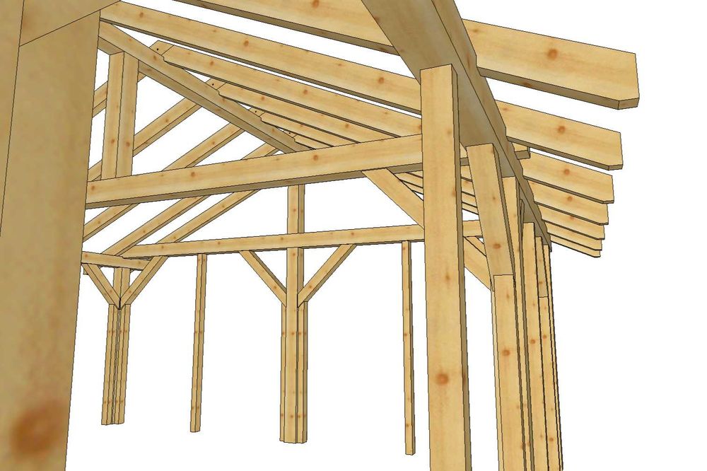ALTANA ZADASZENIE prefabrykowana CNC samodzielny montaż
6x6m