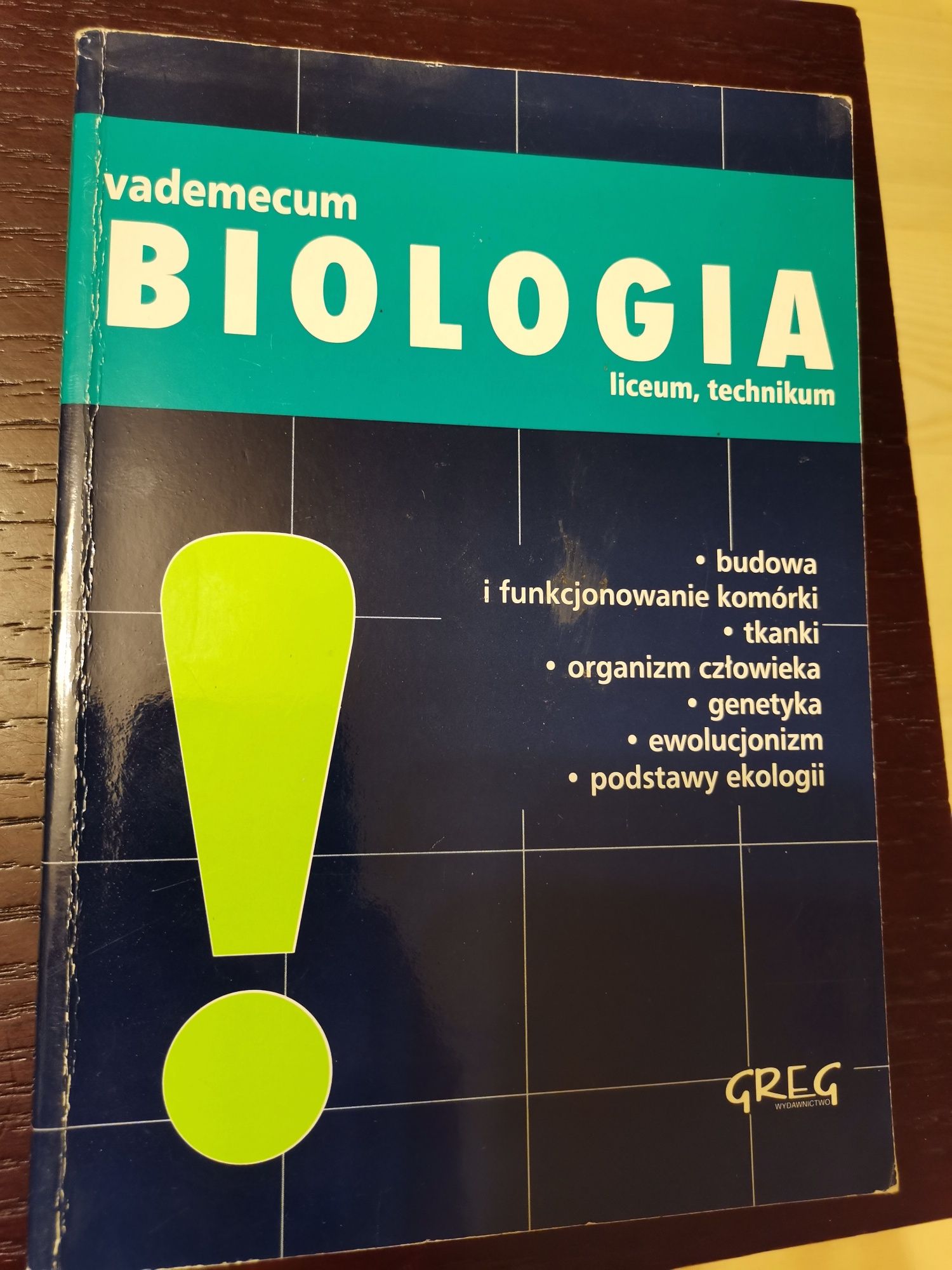 Vademecum Biologia - Liceum/Matura, GREG