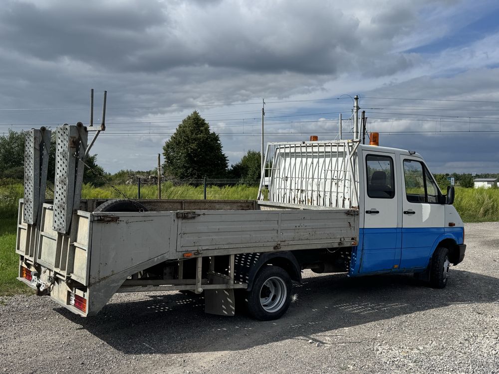 Vw LT 46 dlc 3.5 t brygadowa kabina najazd laweta