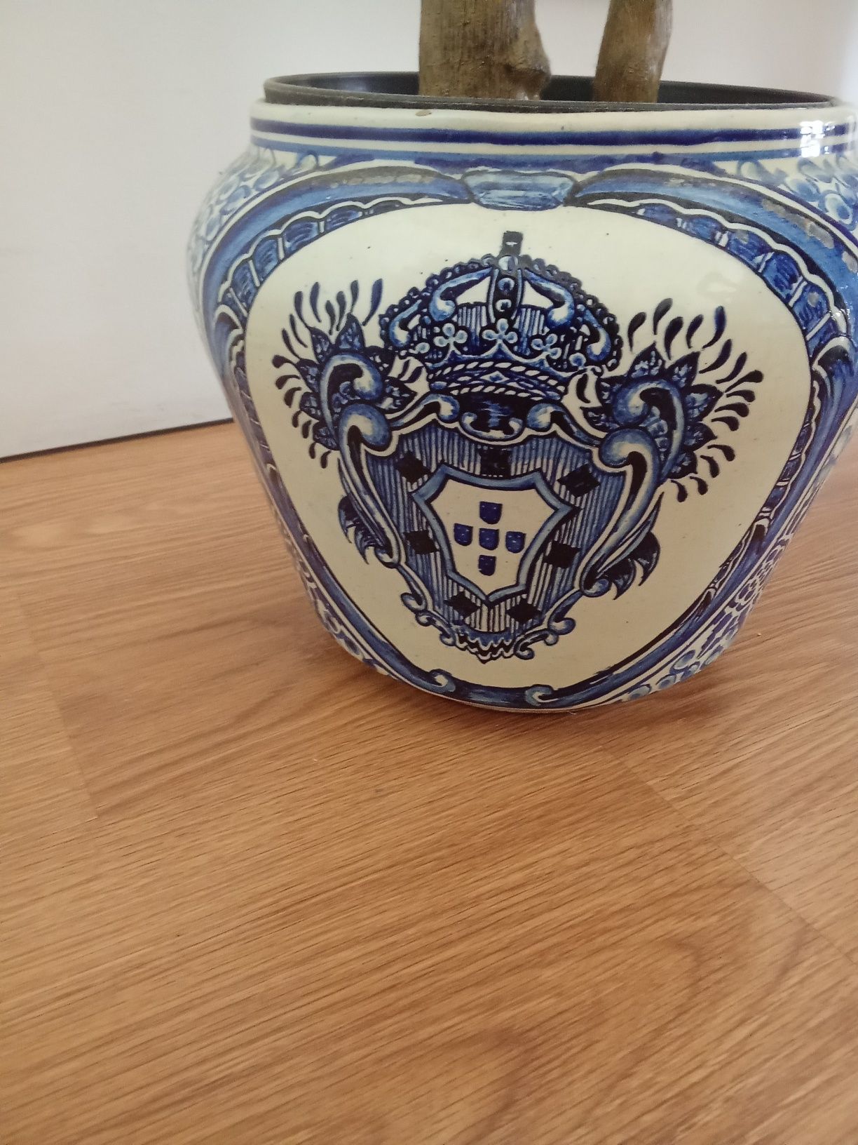Vendo vaso antigo mais de 100 anos. Em tons de azul