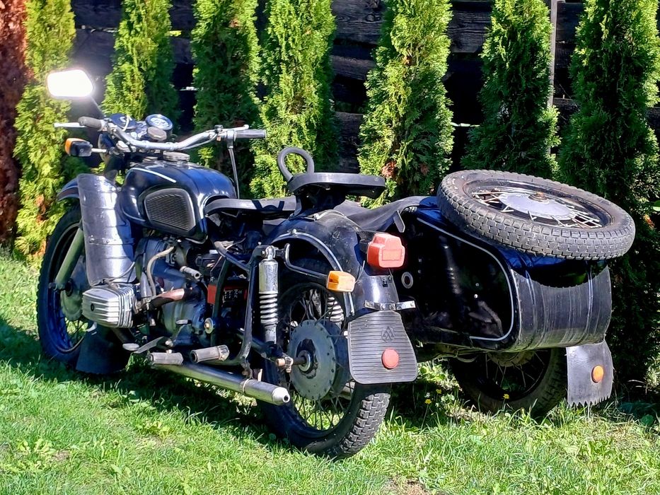 Dniepr zkoszem bocznym zarejestrowany k750 m72 emka Ural iż