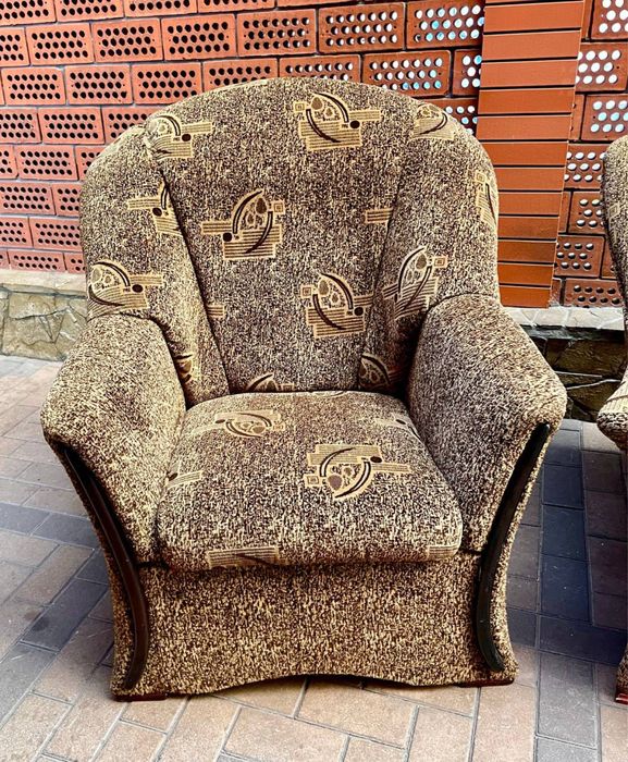 Комплект м'яких меблів "Лорд": диван-ліжко + 2 крісла Західна Україна