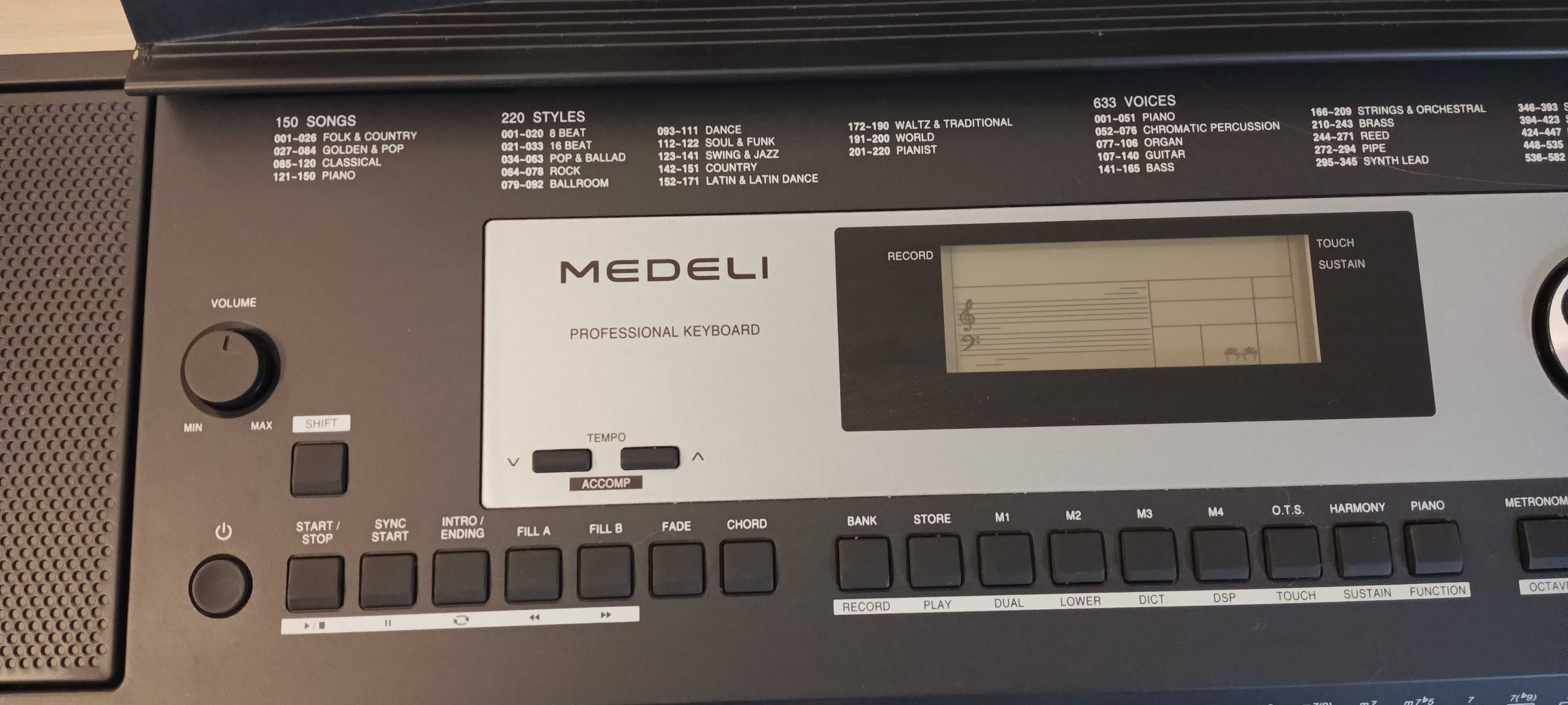 Keyboard Medeli M 331 plus stojak