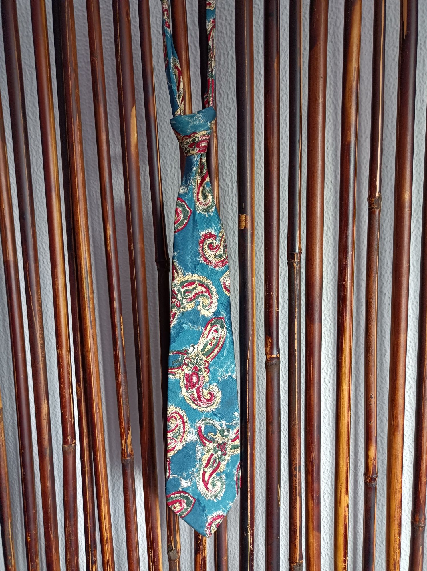 Conjunto de gravatas vintage, 100% seda