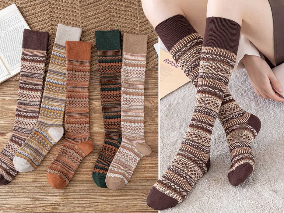 Гольфи з візерунками шкарпетки етнічні мотиви українські орнаменти