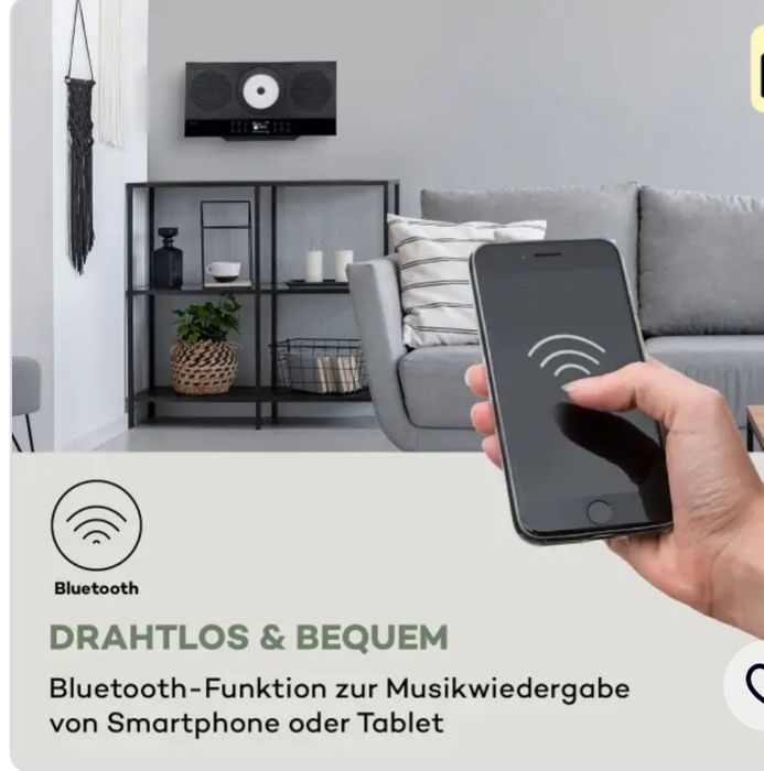 Интернет радио Auna Silver Star /DAB+/FM-радио CD-плеер WiFi