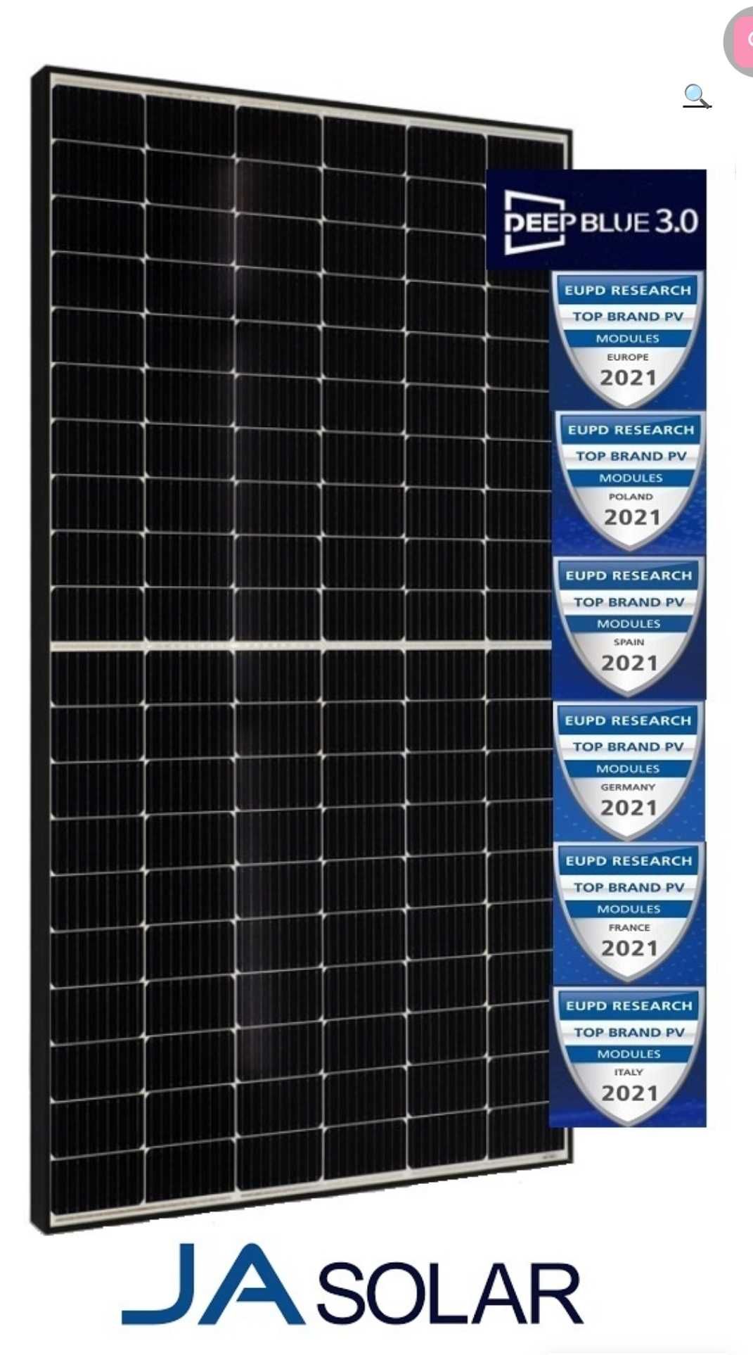 Panele JA SOLAR JAM72S20/MR 455W, Ostatnie 12sztuk!